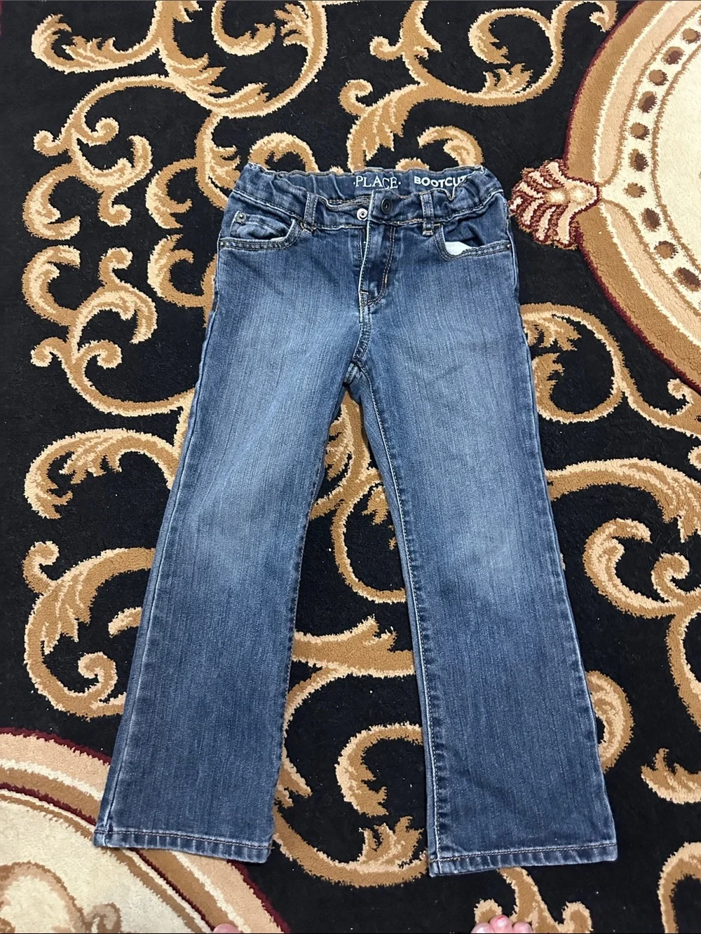 The Children's Place Girls' Medium Blue Boot Cut Jeans